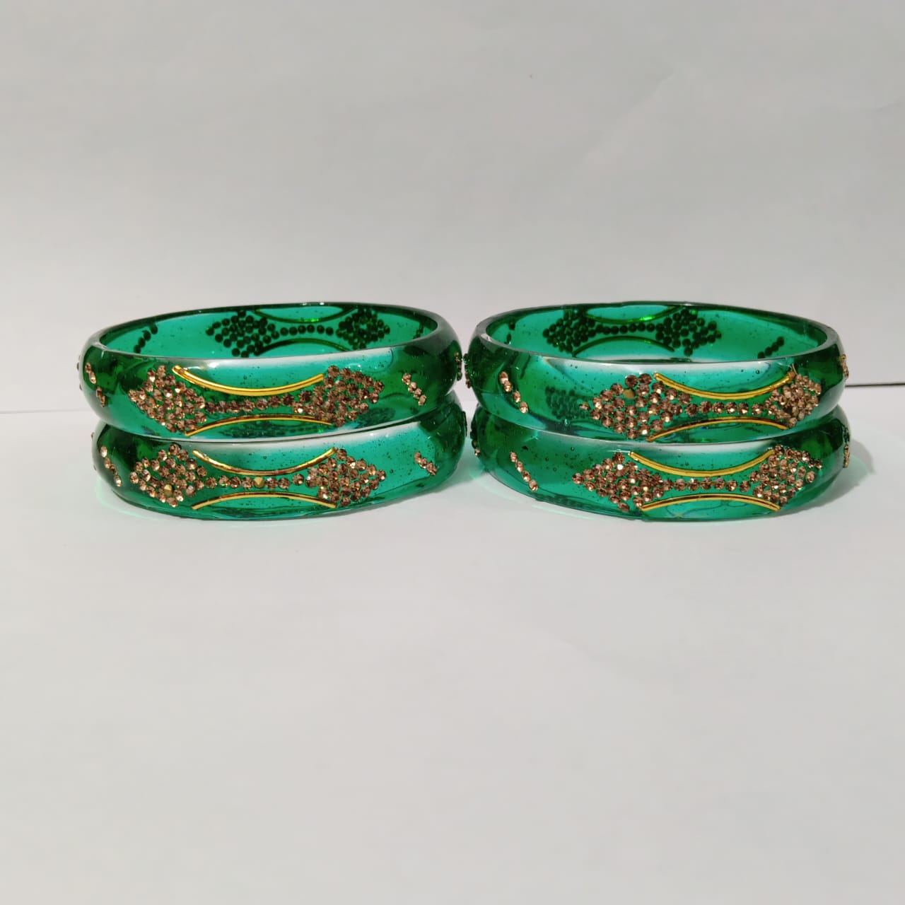 green glass bangle premium