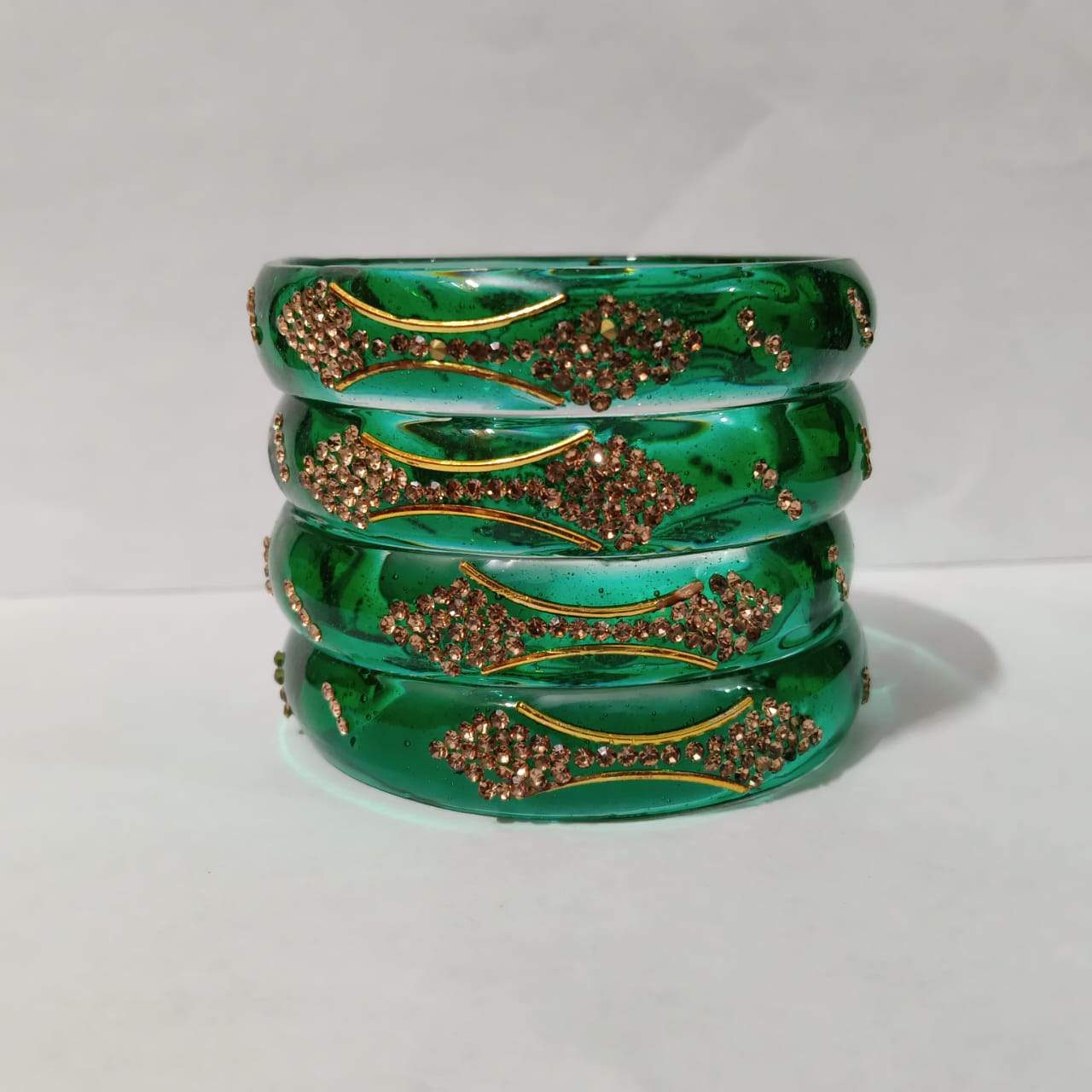 green glass bangle premium