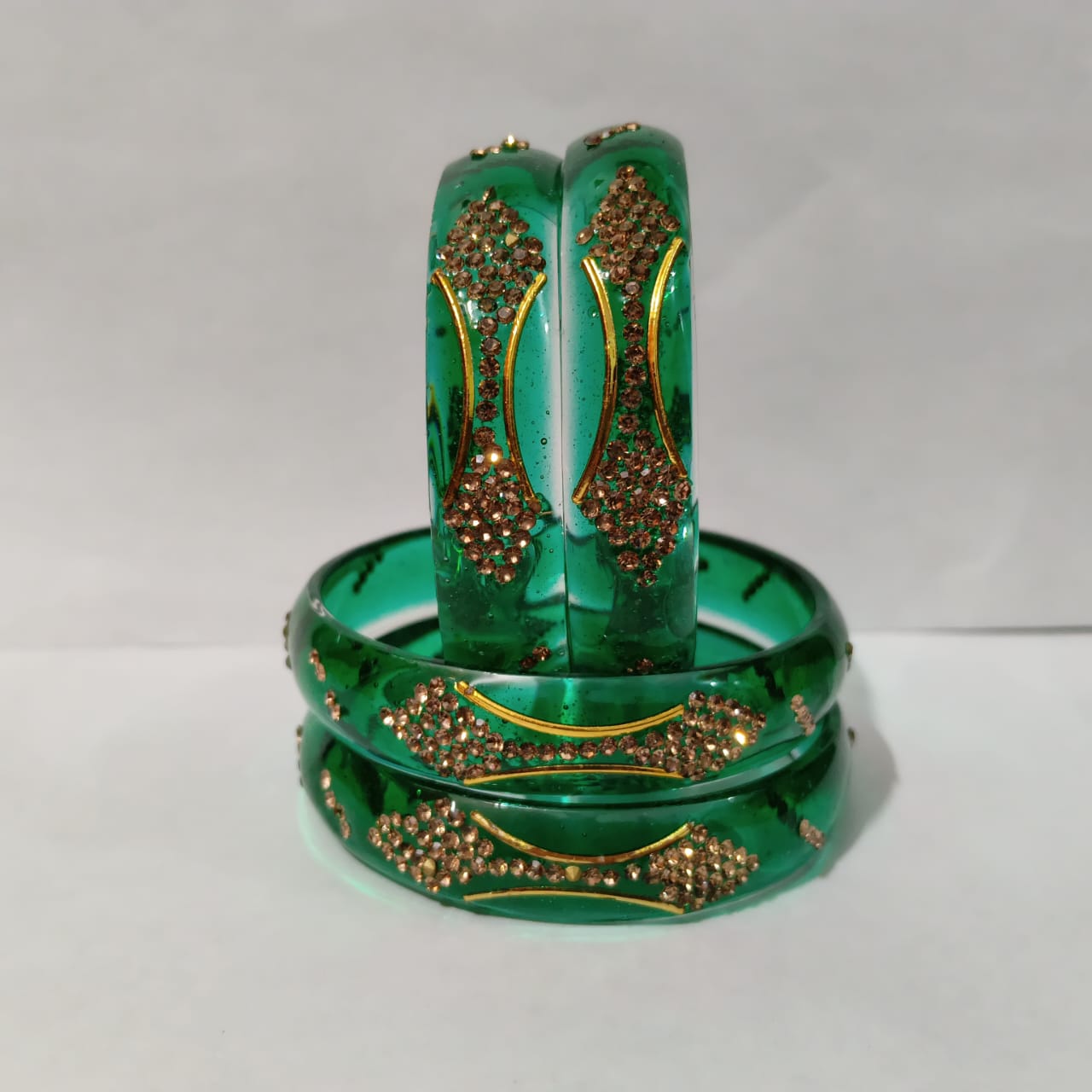 green glass bangle premium
